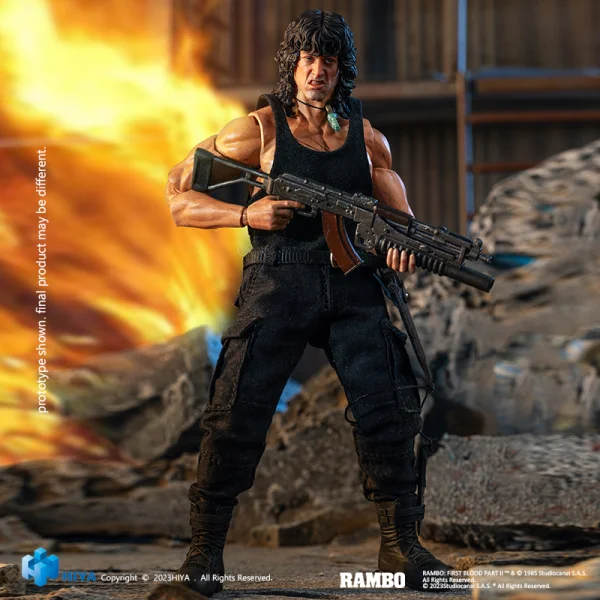 HIYA TOYS Exquisite Super Series 1/12 Scale FIRST BLOOD Part III Rambo - Rambo