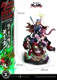 Prime 1 Studio Ultimate Premium Masterline Tengen Toppa Gurren Lagann Kamina, Simon & Yoko with Lagann "Our Hearts Pierce the Skies!" DX Bonus Version - Tengen Toppa Gurren Lagann - photo 26