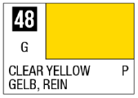 Mr. Color 48 - Clear Yellow (Gloss/Primary) 1