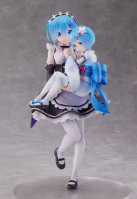 SEGA Re:ZERO -Starting Life in Another World- Figure Rem & Childhood Rem - Re:ZERO -Starting Life in Another World- - photo 1