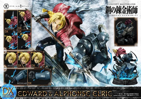 Prime 1 Studio Concept Masterline Fullmetal Alchemist Edward & Alphonse Elric Deluxe Version - Fullmetal Alchemist: Brotherhood