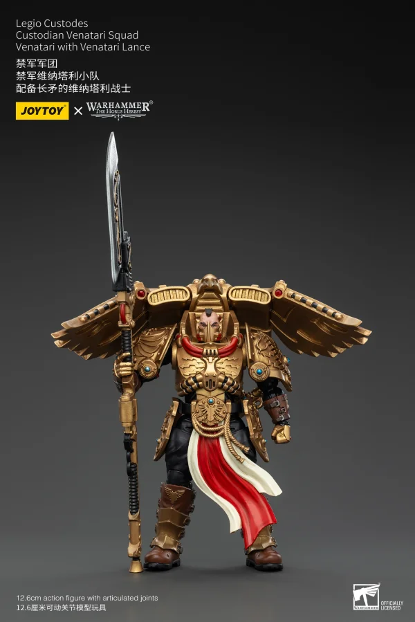 JOYTOY Legio Custodes Custodian Venatari Squad Venatari with Venatari Lance - Warhammer 40K