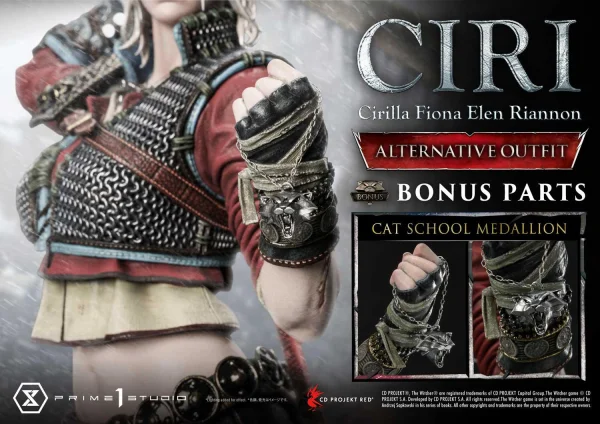 Prime 1 Studio Premium Masterline The Witcher 3: Wild Hunt Ciri Fiona Elen Riannon Alternative Outfit DX Bonus Version - Video Games