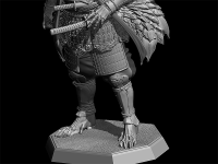 Zodiac Warrior: Dragon Ready-to-Assemble Plastic Model Kit 11