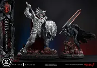 Prime 1 Studio Ultimate Premium Masterline Berserk Guts, Berserker Armor Grunbeld VS Guts DX Bonus Version - Berserk - photo 17