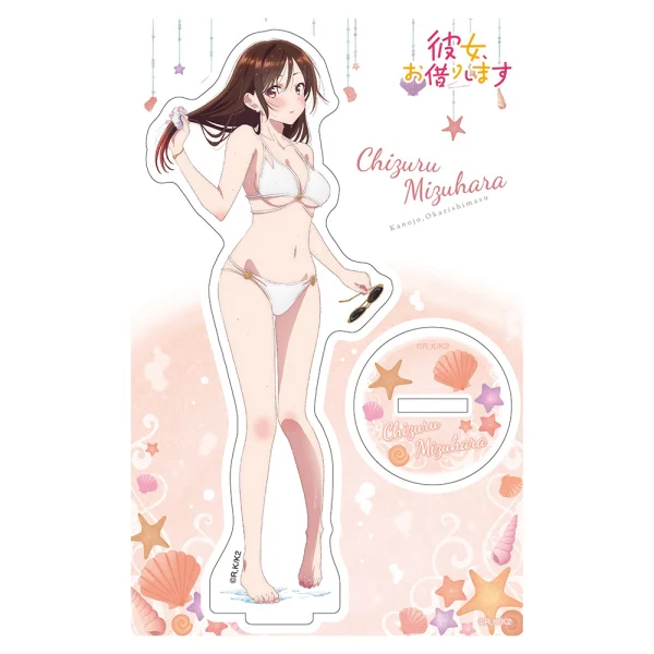 KADOKAWA Rent-A-Girlfriend Swimsuit and Girlfriend Acrylic Stand Figure Chizuru Mizuhara - Rent-A-Girlfriend
