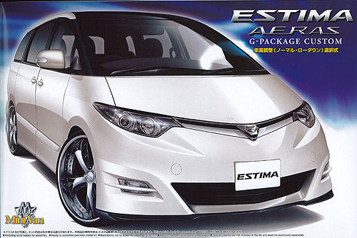 MINI VAN: 1/24 ESTIMA AERAS ('06) G-PACKAGE (TOYOTA)