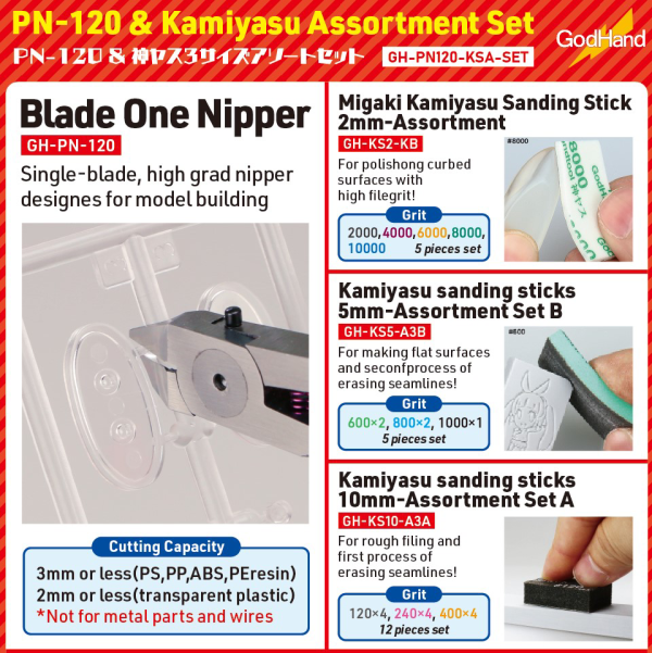 GodHand - PN-120 ＆ Kamiyasu Assortment set [LIMITED/SPECIAL PRICING]