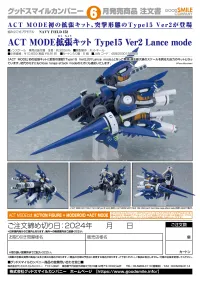 GOOD SMILE COMPANY ACT MODE Expansion Kit: Type15 Ver2 Lance Mode - NAVY FIELD - photo 6