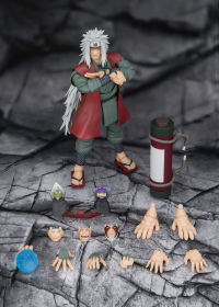 JIRAIYA -Hidden Leaf Heroic Master Sage- (Sage Mode Set) "NARUTO", TAMASHII NATIONS S.H.Figuarts 5