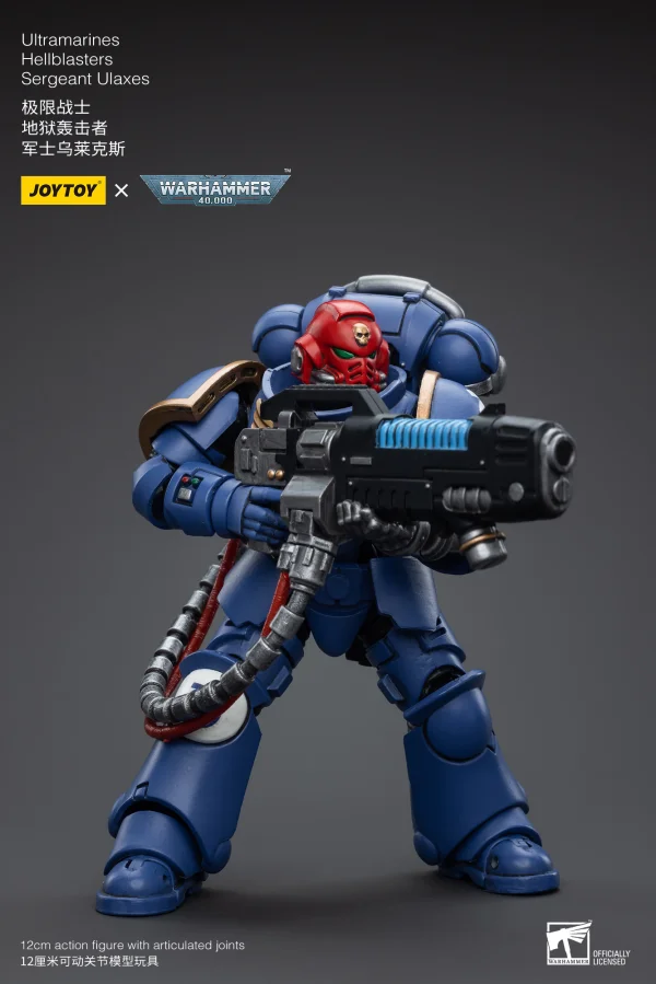 JOYTOY Ultramarines Hellblasters Sergeant Ulaxes - Warhammer 40K