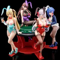 Hakoiri-musume Sakuya Sieglinde wearing lapis lazuli blue bunny costume with Nip Slip Gimmick System - The Demon Sword Master of Excalibur Academy - photo 19