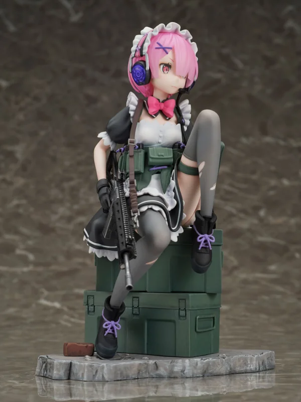 FuRyu Re:ZERO -Starting Life in Another World- Ram Military ver. 1/7 Scale Figure - Re:ZERO -Starting Life in Another World-