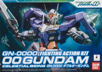 BANDAI HOBBY Fighting Action Kit - 00 Gundam - Mobile Suit Gundam 00