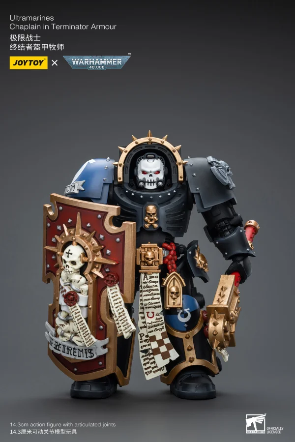 JOYTOY Ultramarines Chaplain in Terminator Armour - Warhammer 40K