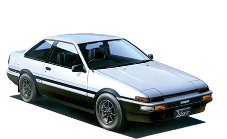 [ID-57] 1/24 Toyota AE86 Trueno 2 door "Late type"'85