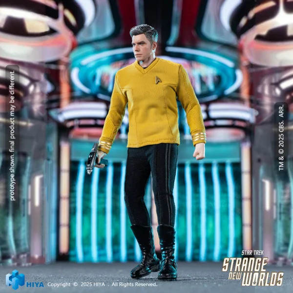 HIYA TOYS Exquisite Super Series 1/12 Scale 6 Inch STAR TREK Strange New Worlds Pike Action Figure - Star Trek