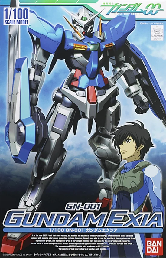 BANDAI HOBBY HG 1/100 #01 Gundam Exia - Mobile Suit Gundam 00