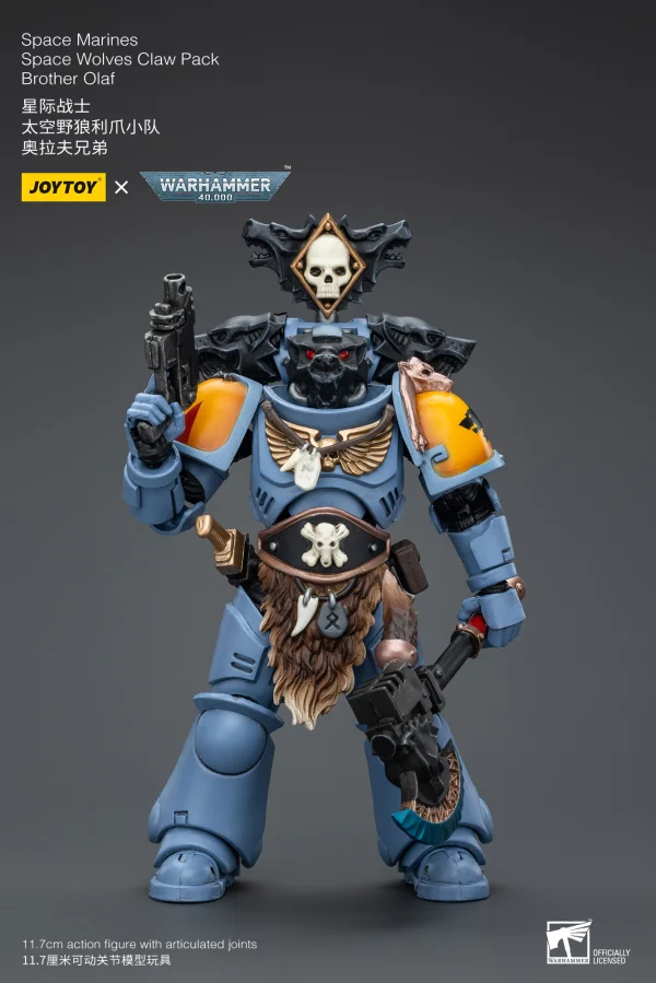 JOYTOY Space Marines Space Wolves Claw Pack Brother Olaf - Warhammer 40K