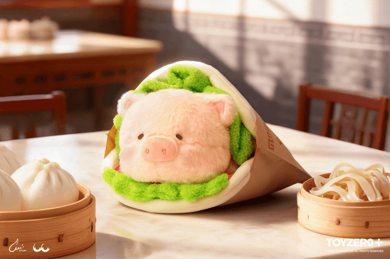 LuLu the Piggy Lu's Table - 5 Stars Roujiamo Lu Plush