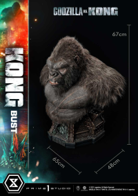 Life Size Bust Godzilla vs Kong (Film) Kong 21
