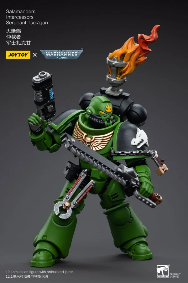 JOYTOY Salamanders Intercessors Sergeant Tsek'gan - Warhammer 40K