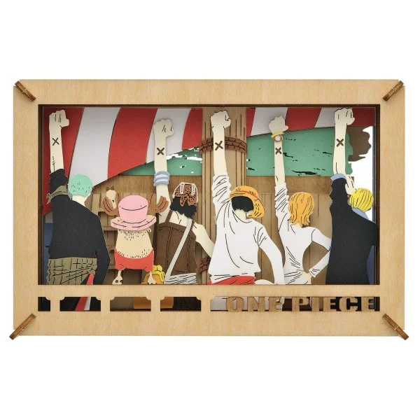 ENSKY [PT-WL11X] ONE PIECE PAPER THEATER ( paper theater ) -Wood Style- / Mark of a Friend - ONE PIECE