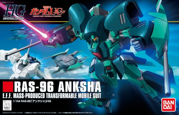 BANDAI HOBBY HGUC 1/144 #141 RAS-96 Anksha - Mobile Suit Gundam