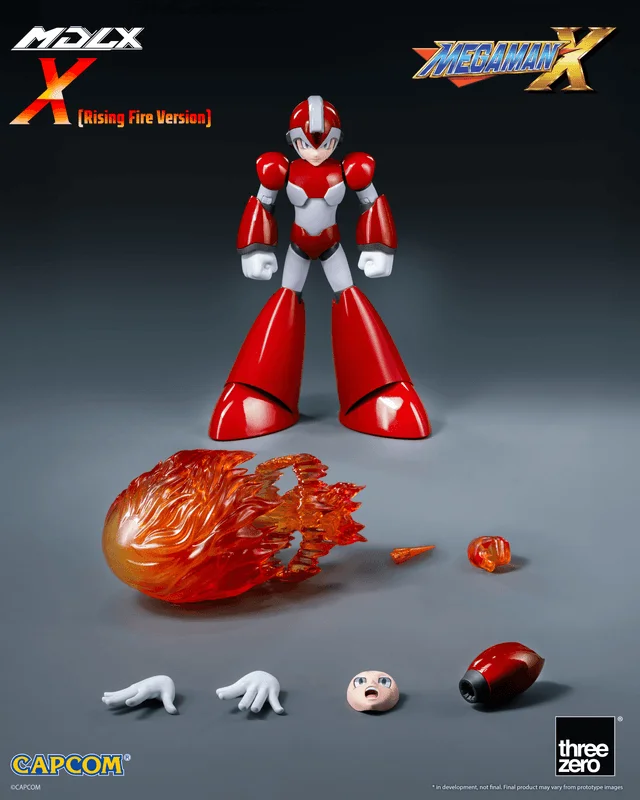 threezero Rockman X / Mega Man X MDLX X (Rising Fire Version) - Mega Man