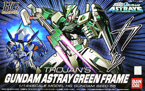 HG 1/144 #55 Gundam Astray Green Frame (Trojan Noiret Custom)