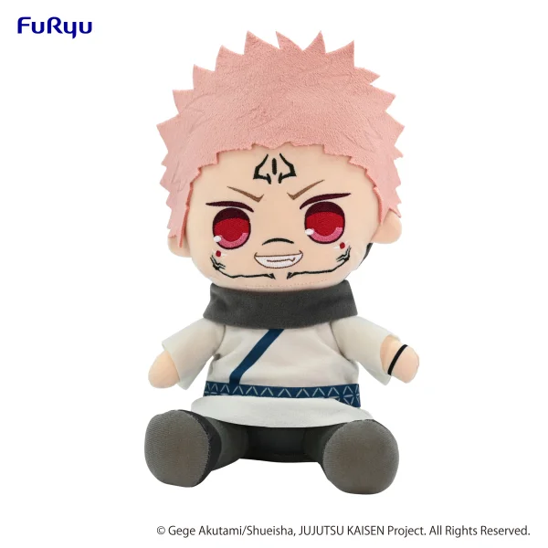FuRyu JUJUTSU KAISEN　KYURUMARU Big Plush Toy -Ryomen Sukuna-(re-run) - Jujutsu Kaisen