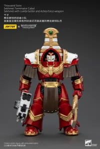 JOYTOY Thousand Sons Sekhmet Terminator Cabal Sekhmet With Combi-Bolter And Achea Force Weapon - Warhammer 40K - photo 1