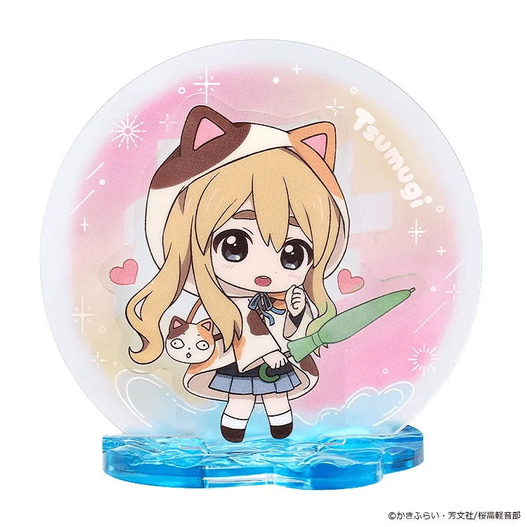 GoodSmile Moment K-ON! Fluffy Rain Series Acrylic Stand Tsumugi Kotobuki - K-ON!