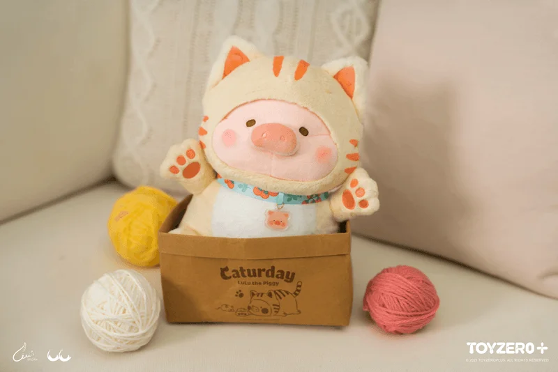 TOYZEROPLUS LuLu The Piggy Caturday - LuLu 30cm Plush Toy - LuLu The Piggy