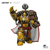 Imperial Fists Lord Castellan Evander Garrius, The Tyrant of Cthonia with the Subjugator and Incineratus 10