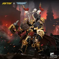 JOYTOY Black Legion Chaos Lord with Power Fist, Plasma Pistol and Astartes Chainblade - Warhammer 40K - photo 6