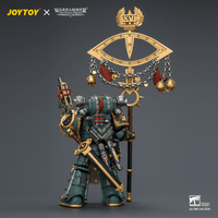 Sons of Horus Maloghurst the Twisted, the Warmaster's Equerry with Legion Standard and Banestrike Bolter 3