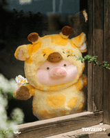 LuLu the Piggy Animal Party - Cheerful Giraffe Lu Plush 10