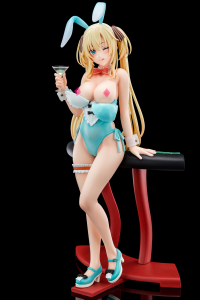 Regina Mercedes wearing 秘色(HISHOKU) bunny costume with Nip Slip Gimmick System 13