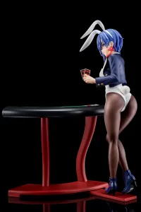 Hakoiri-musume Sakuya Sieglinde wearing lapis lazuli blue bunny costume with Nip Slip Gimmick System - The Demon Sword Master of Excalibur Academy - photo 2