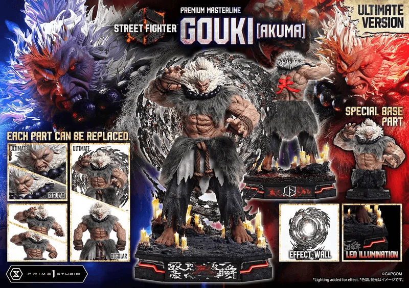 Prime 1 Studio Premium Masterline Street Fighter 6 Akuma Ultimate Version - Street Fighter