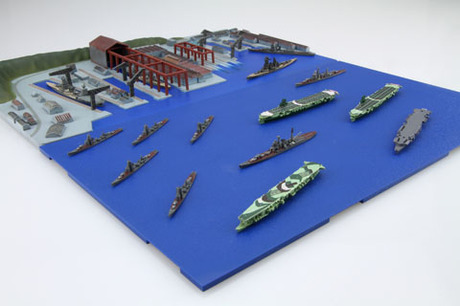[NWC-19] 1/3000 Remain War Vessel Set [ Type Unryu/Type Ryuho/Type Hiyo/Aoba ]