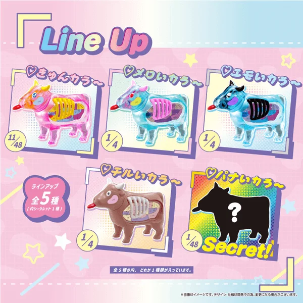 MegaHouse KAITAI FANTASY Collection Beef (4pc per box) - Blind Boxes