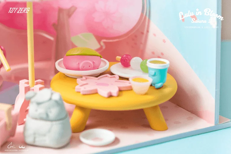 TOYZEROPLUS LuLu The Piggy - Sakura Garden Premium Set - LuLu The Piggy