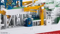 BANDAI HOBBY 1/700 Deep Sea Drilling Vessel Chikyu - Scale Kits - photo 4