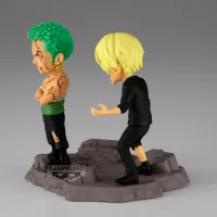 BANDAI Roronoa Zoro & Sanji "…NOTHING...AT ALL!!!!"  "One Piece", Banpresto World Collectable Figure Log Stories - ONE PIECE - photo 2