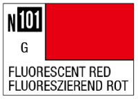 Acrysion N101 - Fluorescent Red (Semi-Gloss/Primary) 1