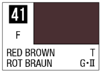 Mr Color Spray - S41 Red Brown (3/4Flat/Tank) 1