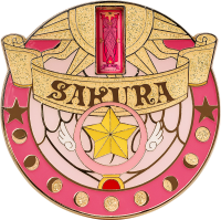 Cardcaptor Sakura 25th Anniversary Metal Badge: Star Wand 2