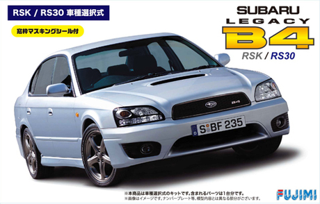 [ID-156] 1/24 Subaru Legacy B4 RSK / RS30 w/Window Frame Masking Seal